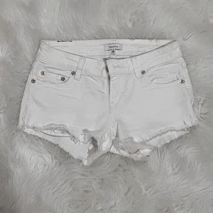 Talula White Jean Shorts from Aritzia. Size 25.